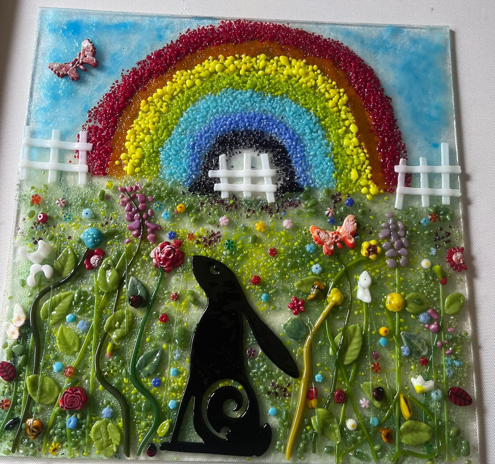 Original fused glass artwork from the Dizzy Glass studio